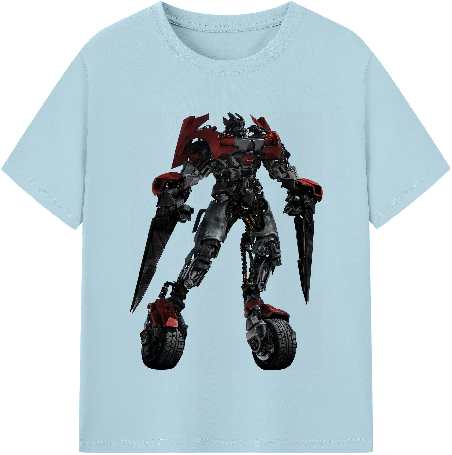 （画像用） Transformers トランスフォーマー 綿100％半袖Tシャツ（フロントプリント）